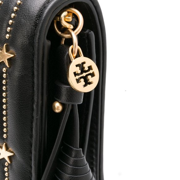 HOST PICK! 🕺💃🎊Tory Burch Fleming Star Stud Flat Shoulder Bag New with Tags - Picture 5 of 10